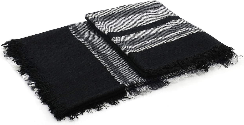 American Trends Women's Cozy Warm Winter Fall Blanket Scarf Stylish Soft Chunky Checked Giant Scarves Shawls