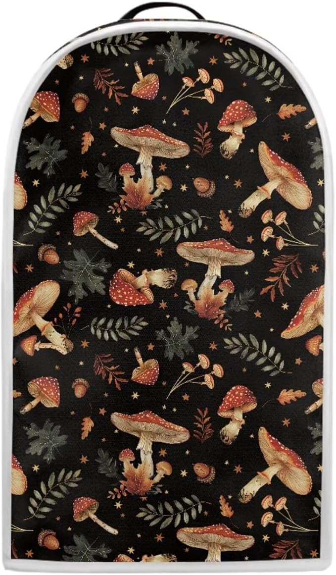 Mushroom Teal Blender Cover for Kitchen Countertop Modern Small Appliance Dust Cover Kitchen Decor Food Processor Protector with Handle Blender Protection Accessories 2025