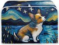 ZFRXIGN Corgi Toaster Cover Small Appliance Covers Starry Night Toaster Cover 2 Slice Kitchen Decor Toaster Microwave Oven Cover Toaster Bag Dust Cover Blue