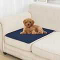 BOCTOPUG Dog Bed Cover for Pets Blankets Rug Pads for Couch Protection Waterproof Bed Covers Dog Blanket Furniture Protector Reusable Changing Pad (Navy Blue+Stone Blue, 20"x30")