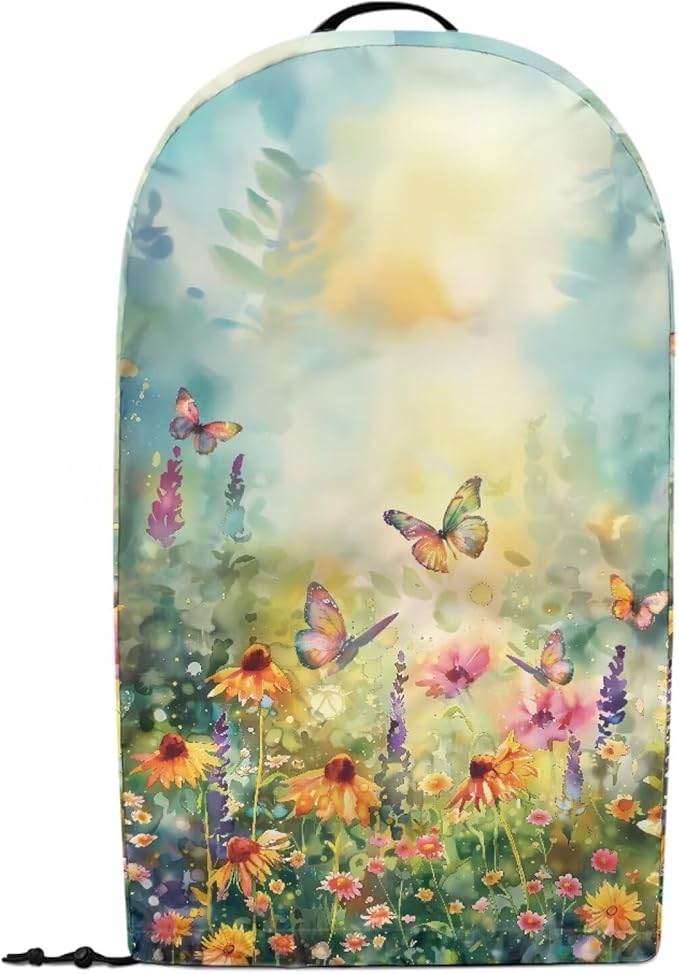 Daisy Floral Butterfly Drawstring Blender Cover Kitchen Appliance Anti Fingerprint Dust Protection Stain Resistant Coffee Maker Food Processor Cover Stand Mixer Cover