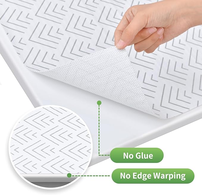 Shelf Liner for Kitchen Cabinets Non Adhesive Drawer Liner Non-Slip Thickened Shelf Liner Paper Strong Easy to Clean for Tool Box Refrigerator with Knife and Tape Measure,Silver Arrow,11.8 x 354.3 in