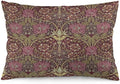 Honeysuckle Floral William Morris Throw Pillow Covers 12x20 Inch Aesthetic Pillow Velvet Decorative Pillowcase Home Decor Living Room Cushion Case for Bed Sofa Couch