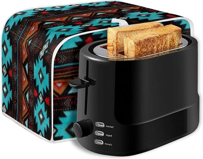 ZFRXIGN Tribal Aztec Toaster Cover 2 Slice Small Kitchen Appliance Cover Reusable Toaster Bag Microwave Oven Dust Cover Home Decorative Accessories Boho Southwestern