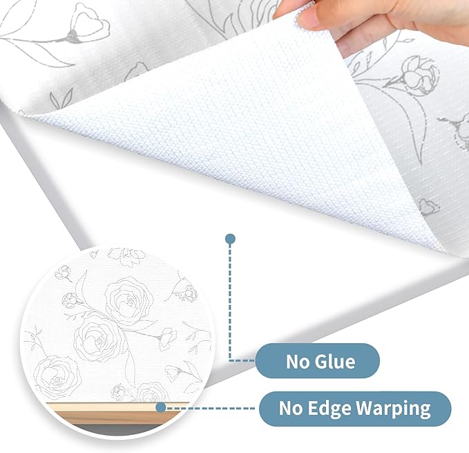 Shelf Liners for Kitchen Cabinets 12in x 10FT Non Adhesive Drawer Liner Sliver Floral Thickened Shelf Liner Paper Strong Non-Slip Easy to Clean for Tool Box Refrigerator with Knife and Tape Measure