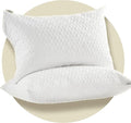 CoolShields Pillow Protector (2 Pack) Queen – Waterproof Zippered Pillow Covers, Hypoallergenic, Premium Pillowcase Encasement for Better Sleep