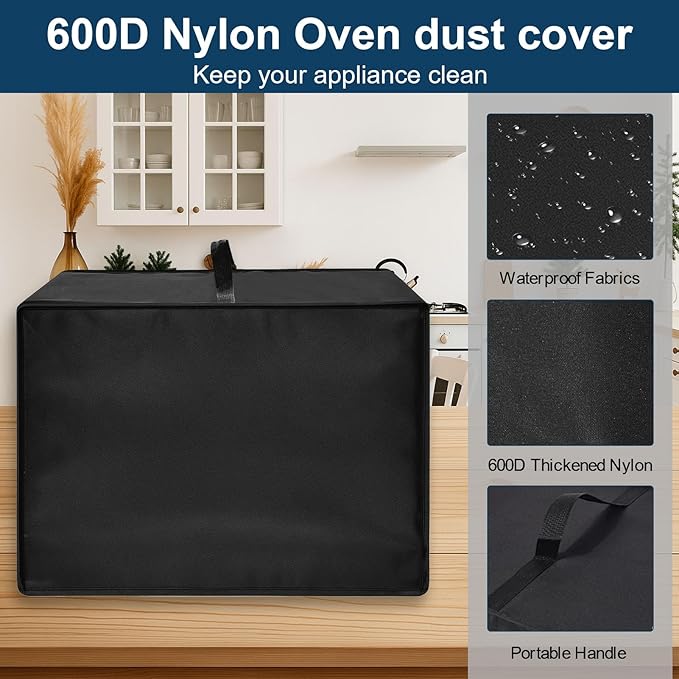 Heavy Duty Air Fryer Oven Cover for Emeril Lagasse Dual Zone 360 25QT French Door, Heat Resistant Dust Proof Protector, Waterproof Appliance Cover Fits 17.73"D x 15.37"W x 13.79"H