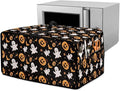 Halloween Toaster Oven Dust Cover Protective Microwave Oven Cover with Pockets Dust-proof Countertop Appliance Protector, Halloween Pumpkin Ghost Bat Star Print, S