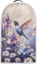 Talayituse Hummingbird Daisy Lavender Print Blender Dust Cover, Fingerprint Protection Cover for Stand Mixer or Coffee Machine, Home Kitchen Appliance Covers for Stain Dust Resistant Supplies