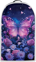 Talayituse Butterfly Rose Daisy Flower Print Blender Dust Cover, Fingerprint Protection Cover for Stand Mixer or Coffee Machine, Home Kitchen Appliance Covers for Stain Dust Resistant Supplies