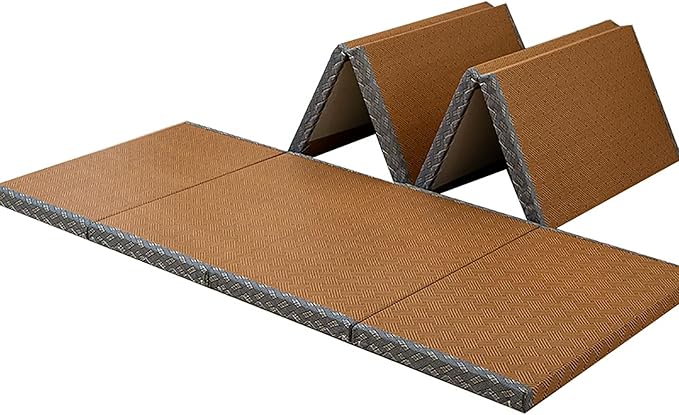 Japanese Traditional Tatami Mattress, Coconut Coir Tatami Mat, Foldable Japanese Floor Mattress,Futon Bed,Meditation Mats for Floor,Summer Sleeping Mat(80 * 200cm)