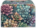ZFRXIGN Succulent Plants Toaster Covers 4 Slice Wide Slot Dust Cover Case with Handle Toaster Cover Flower Case Small Appliance Covers Toaster Bag Protector Cactus Dark Green