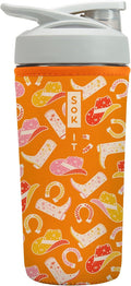 Sok It BotlSok Protein Blender Shaker Bottle Sleeve Insulated Neoprene Cover (Cowgirl Couture, Fits 28oz Blender)