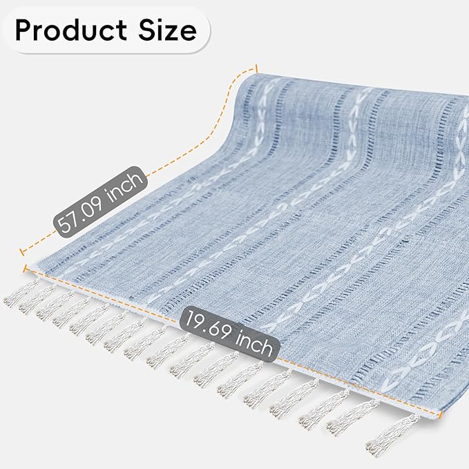 Coffee Table Cloth, Coffee Table Cover with Pockets and Tassel, Grey Jacquard for Living Room Small Rectangle Tablecloths Washer Dryer Fridge Top Dust Cover,Easy Care Machine Washable
