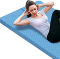 nuveti Large Exercise Mat - 15mm/20mm/30mm Thick Yoga Mat | Workout Mat for Fitness, Yoga, Pilates, Stretching & Floor Exercises for Women & Men with Free Carrying Bag