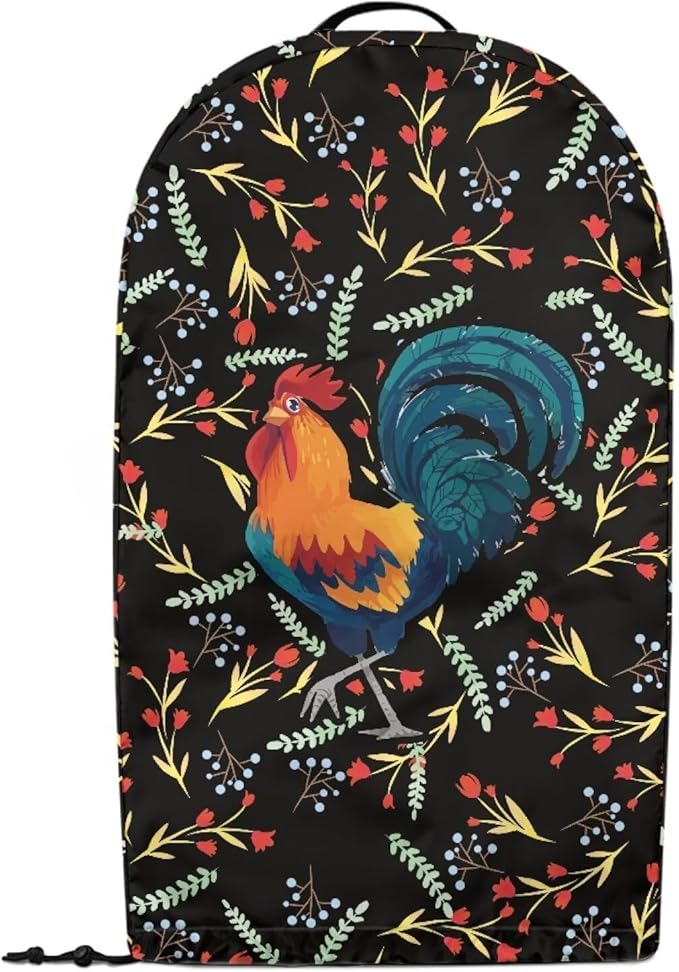 Chicken Pattern Blender Dust Cover Stand Mixer or Coffee Maker Appliance Cover with Drawstring, Anti Fingerprint Dust Proof Stain Resistant Blender Covers for Home Kitchen