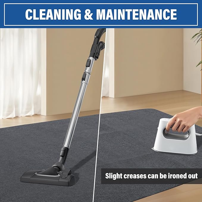 Office Chair mat for Hardwood Floor,55"x35" Anti-Slip Floor Protector for Home Office,Under Desk Mat,Computer Chair mat for Rolling Chairs Dark Grey