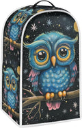 Cartoon Owl Blender Covers for Kitchen Cute Small Appliance Covers Universal for Coffee Maker Anti-Stain Dust Cover with Top Handle