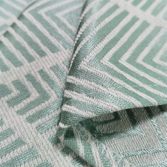 Simple Bedside Table Tassel Cover Cloth, Tablecloth Cover Towel, Suitable for Bedside Table TV Microwave Washing Machine Refrigerator Dust Cover (Light Green, 15.7 * 35.4 inches)