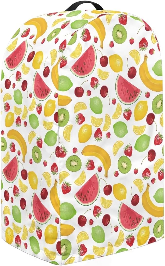 Fresh Fruits Blender Dust Cover with Drawstring Stand Mixer or Coffee Maker Cover Anti Fingerprint Polyester Appliance Cover for Home Kitchen Decor Colorful