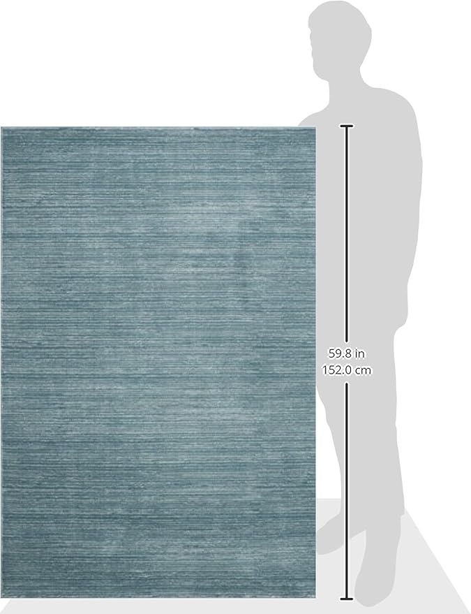 SAFAVIEH Area Rug 3x5 - Vision Collection - Aqua, Modern Ombre Design, Non-Shedding & Easy to Clean, Ideal for Foyer, Entryway, Bedroom, Accent Space (VSN606B)