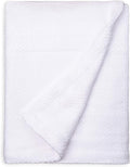 Sticky Toffee Cotton Throw Blanket 60x50 in – Woven Lightweight White Blanket for Couch or Bed, Soft Herringbone Weave, Boho Farmhouse Style