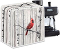 Christmas Cardinal Coffee Maker Cover for Kitchen Counter, Washable Small Appliance Covers with Handle