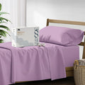 Mayfair Linen 500 Thread Count Twin XL Cotton Sheets - 3 PC Twin XL Size Bed Sheet Set Cotton (Plum), Soft, Cooling, Sateen Hotel-Quality 16" Deep Pocket Bedsheet for Hot Sleepers (Fits 18" Mattress)