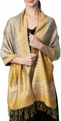 Achillea Big Paisley Pashmina Shawl Wrap for Women – Elegant Scarf for Weddings, Evening Dresses, Festivals & Daily Wear