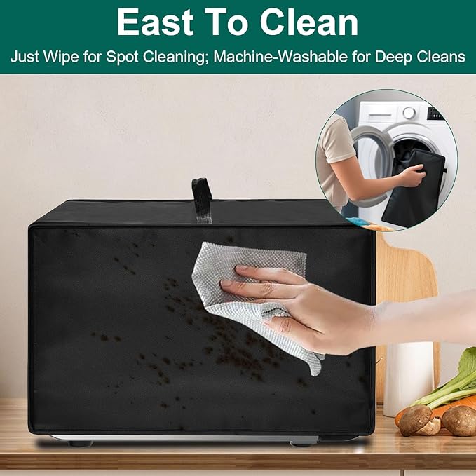 Heavy Duty Ninja Oven Cover for Double Stack XL DCT451/DCT651 & FlexDoor DCT402BK, Heat Resistant Dust Proof Protector, Waterproof Countertop Appliance Cover Fits 18.72"D x 17.34"W x 13.40"H