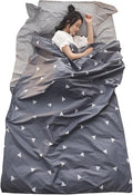 TRIWONDER Sleeping Bag Liner Cotton Camping Travel Sheet Sleep Sack Adult for Hostels Outdoor Picnic Planes Trains