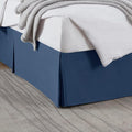 Nestl Navy Blue Twin XL Bed Skirt - Twin XL Size Bed Skirt 14 Inch Drop - Brushed Microfiber Bed Skirts - Hotel Quality Pleated Bed Skirt - Shrinkage & Fade Resistant