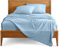 Bare Home Split King Sheet Set - 1800 Ultra-Soft Microfiber Bed Sheets - Double Brushed - Deep Pockets - Easy Fit - 5 Piece Set - Bed Sheets & Pillowcases (Split King, Light Blue)