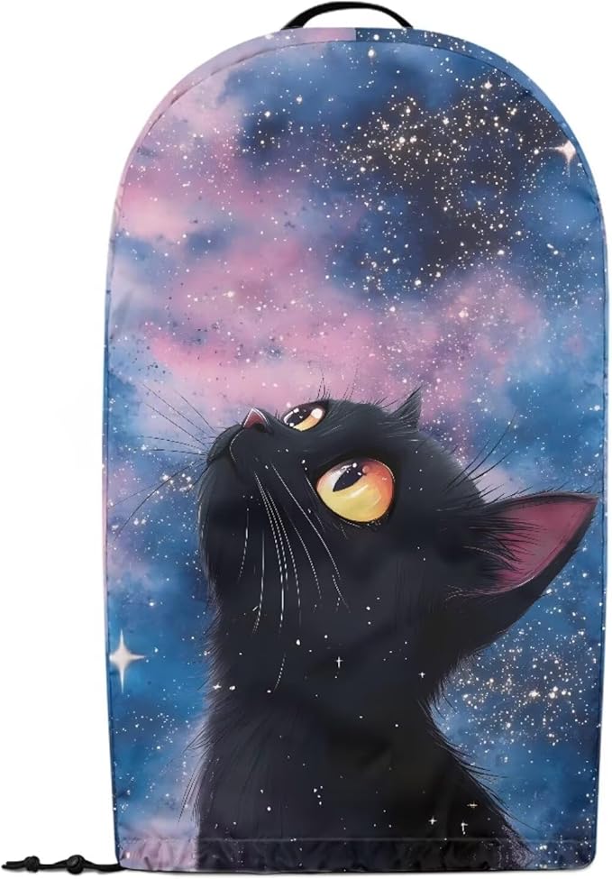 Black Cats Starry Sky Blender Cover Dust Cover Appliance Dust Cover for Small Food Processor Coffee Maker Juice Maker with Top Handle Blue and Pink Starry Sky