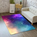 Outer Space Galaxy Area Rug for Boys Room 4x5 ft Soft Non-Slip Solar System 3D Planet Universe Rug for Kids Bedroom Living Room