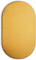 Bassinet Sheet for Baby Boy and Girl, Fitted Sheets for Rectangle, Oval, Hourglass Bassinet Mattress, Muslin Moses Basket Sheets with Neutral Style (Mustard Yellow)