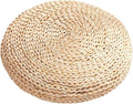 Tatami Floor Cushion, 15x2.4 Round Floor Seating, Japanese Chair, Natural Woven Boho Cushions for Meditation, Zen, Yoga Practice or Buddha| Picnic Pillows