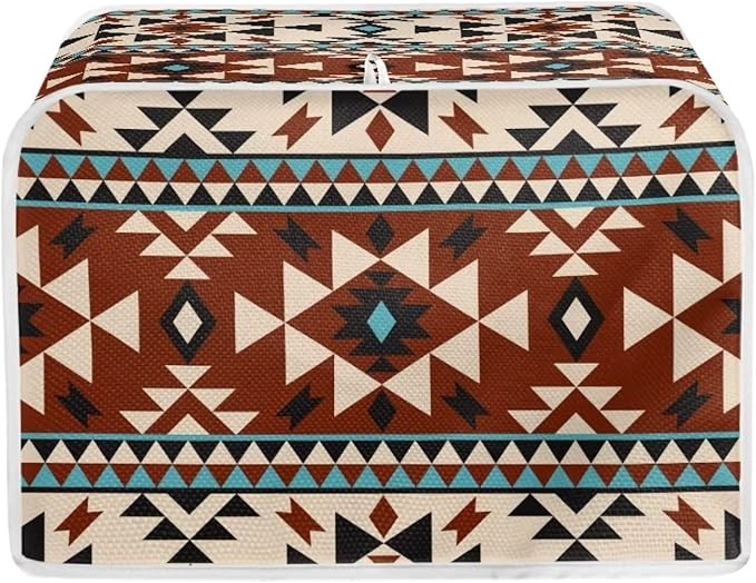ZFRXIGN Southwestern Toaster Cover 4 Slice Small Appliance Covers Organizer Toaster Bag Washable Toaster Oven Cover Boho Tribal Aztec Native American