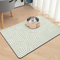 Pet Food Mats for Floor, Absorbent Dog Mat for Food and Water Dispenser Mat, Dog Food Mat Quick Dry Cat Food Mat Pet Supplies