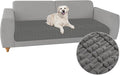 Foxdecor Couch Cover Sofa Covers Washable, Dog Bed Cover Couch Covers for 3 Cushion Couch Sofa Pet Friendly, Dog Couch Cover Furniture Covers for Pets.(Dark Grey 32x94 inch)