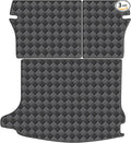 Cargo Mat & Backrest Mats for 2014-2018 Mazda 3 Hatchback Accessories, All Weather Waterproof Rear Cargo Liner Rear Trunk Liner Back Seat Cover Protector