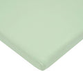 American Baby Company 15" x 33" Fitted Bassinet Sheet, 100% Natural Cotton Jersey Knit, Green, Soft Breathable, for Boys and Girls