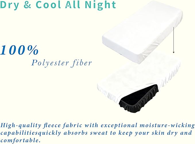 Fitted Sheets 31x75 Inches, 2 Pack Super Soft Microfiber Cot Size Sheet Set for Narrow Twin, Camp Bunk, RV Bed, Army Cot & Trifold Mattress, Breathable Bottom Bed Cover, White