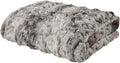 Madison Park Faux Fur Throw, Luxurious Ruched Texture, Fuzzy Warm, Plush Mink-Like Reverse, All Season, Lightweight & Cozy Blanket-Throw for Sofa, Couch, Living Room & Office 50" x 60" Gray Tie Dye