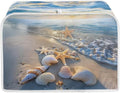 Starfish Printed Oven Toaster Cover for Home, Dustproof with Fingerprint Protection, 2-Slice