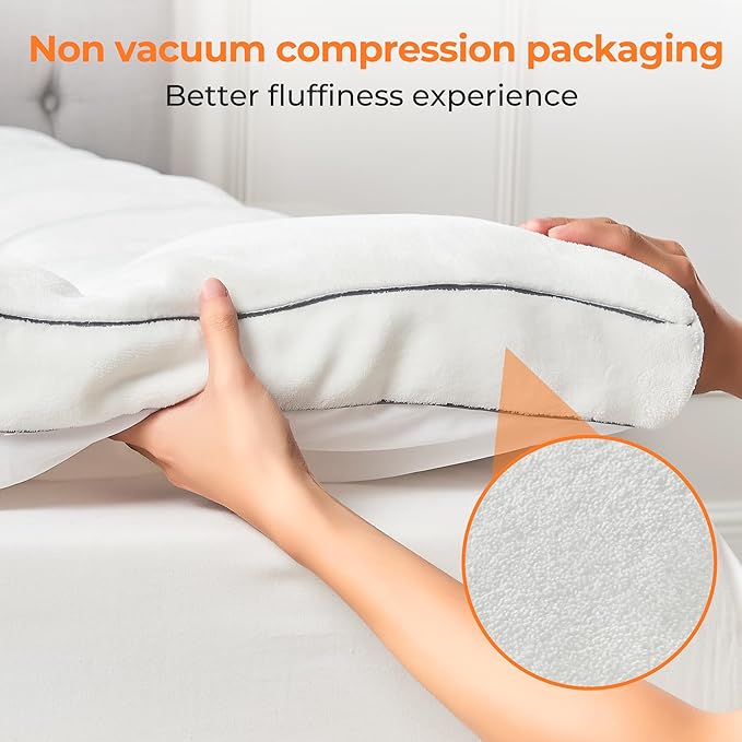 Ultra Soft Coral Fleece Twin Size Mattress Topper, No Compression Plush Thick Pillow Top Mattress Pad with Deep Pocket, Winter Warm Cozy Bed Topper Cover for Back Pain Relief