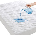 GRT Full Mattress Protector, 100% Waterproof Mattress Protector Full with Dual-Layers Protection, Noiseless Quilted Fitted Mattress Pad Cover with 8"-26" Deep Pocket