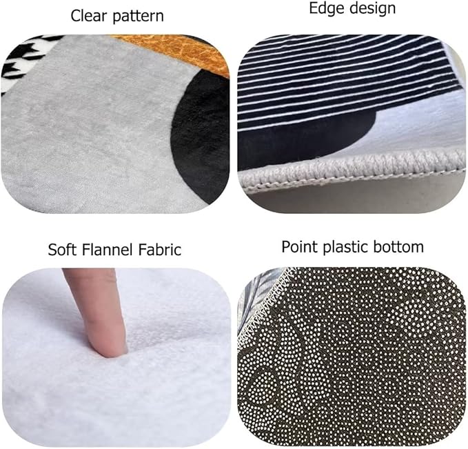 Galaxy Game Area Rug Music Headphone Rugs Colorful Throw Rug Non-Slip Carpet Doormats for Living Room Bedroom Apartment Dorm Floor Mat 63 in x 31 in