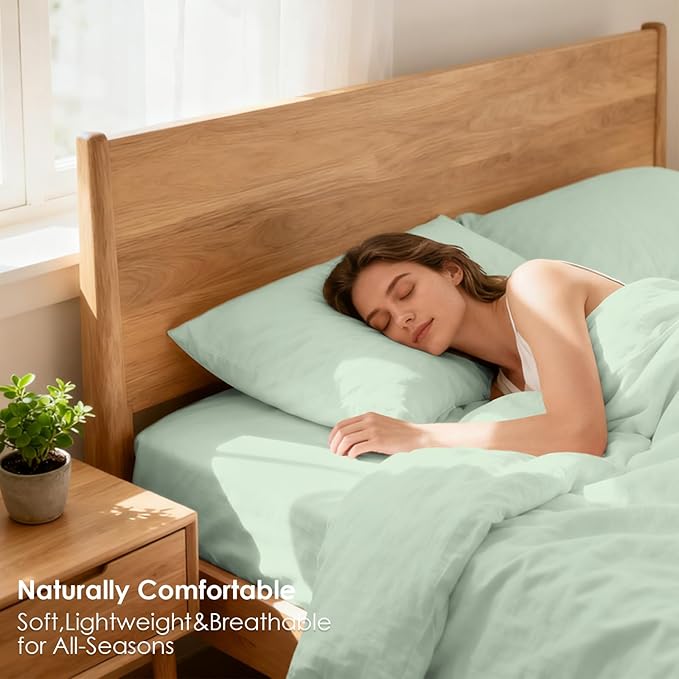 Holtel Luxury Twin Size Sheet Set - 3 Piece Soft Microfiber Sheets for Twin Size Bed, 16" Deep Pocket Easy Care Wrinkle Free Cooling Bedding Sheet and Pillowcase Set, Sage Green