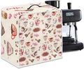 Coffee Maker Cover - Waterproof Foldable Coffee Machine Dust Cover - Washable Foldable Kitchen Appliance Protector